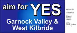 Aim for Yes Garnock Valley and West Kilbride